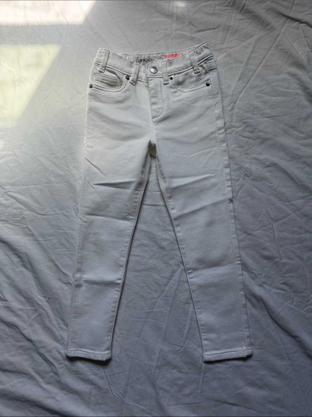 Crewcuts White Kids Skinny Jeans